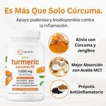 Turmeric Curcumin 95%: dile adios a los dolores Q220 + ENVIO GRATIS SUPER OFERTA COMPRA 2 Y TE MANDAMOS UN TERCERO DE REGALO FORMATO 60 CAP