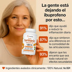 Turmeric Curcumin 95%: El antiinflamatorio mas potente + dile adios a los dolores 250Q + ENVIO GRATIS