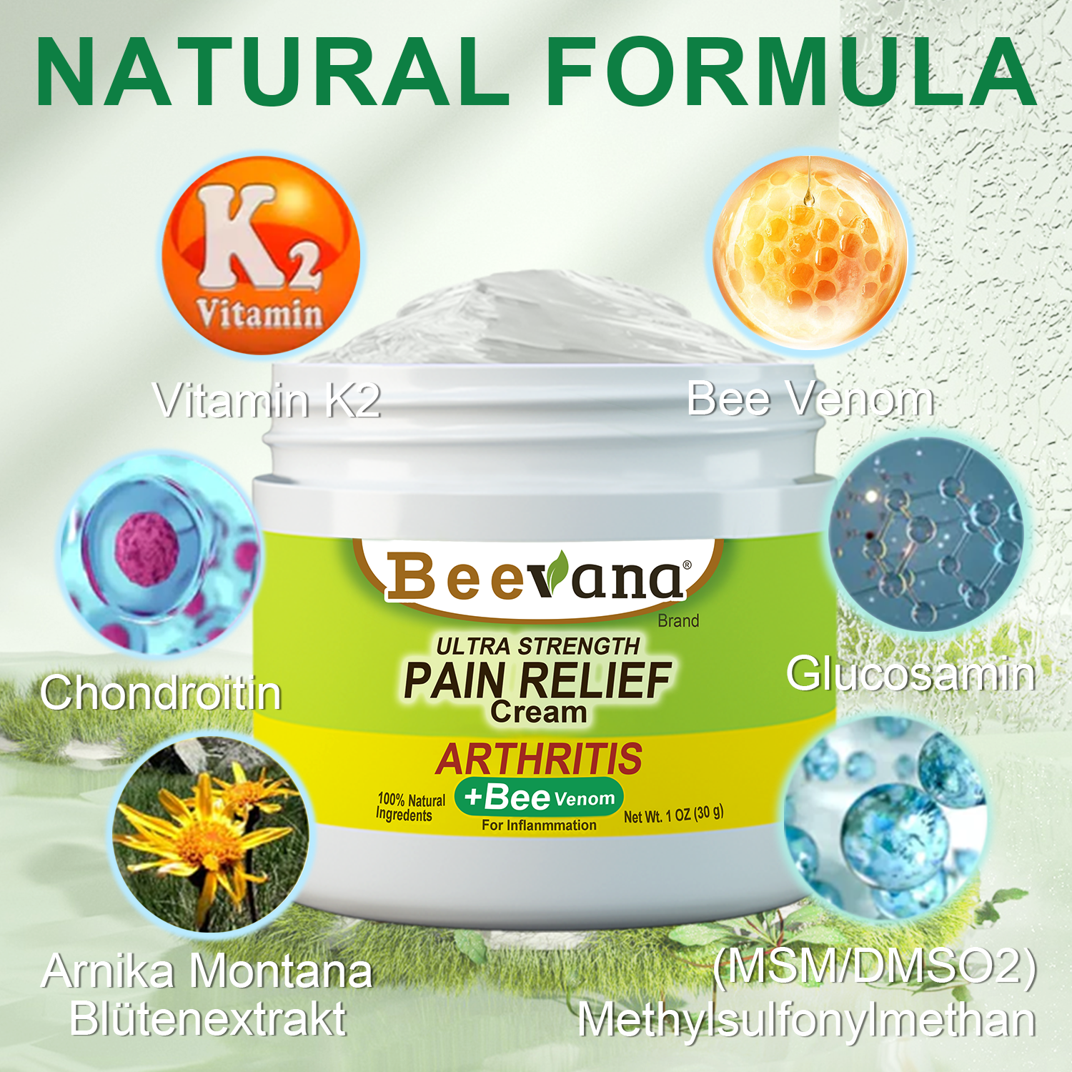 Beevana™🔥2x1  SUPER OFERTA SOLO A 190 Q 2 CREMAS X 190 Q Crema para terapia de huesos y articulaciones🤩Recuperación de cuerpo completo