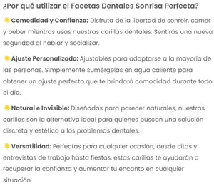 CARILLAS DENTALES Snap-On Smile