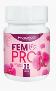 Probiótico Vaginal Femenino FEMPRO 30 CAPSULAS+ ENVIO GRATIS SOLO POR HOY 40 % DE DESCUENTO