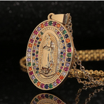 Collar Virgen María bañado en Oro de 18k | Original