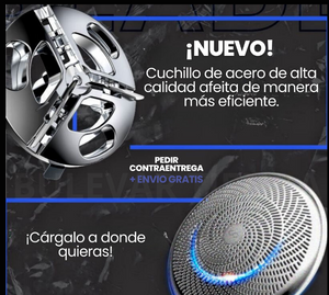 Mini afeitadora eléctrica de alta duración