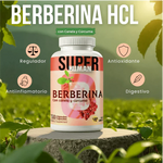 Berberina - 🌸Cápsulas de Equilibrio de la Glucosa y Prevención Diabética con Canela y Cúrcuma + Envio Gratis