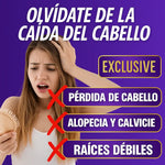 💜 HAIR GROWTH -Sin azúcar- Vitaminas Capilares Premium 60 Cápsulas