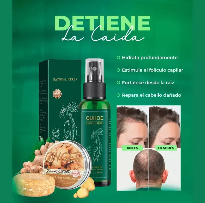 LOCION CAPILAR ANTICAIDA - Nutre y fortalece el cabello